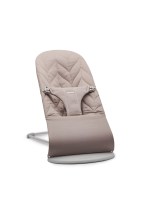 Little Pea BabyBjorn Bouncer Bliss-Petal-sand-grey-cotton